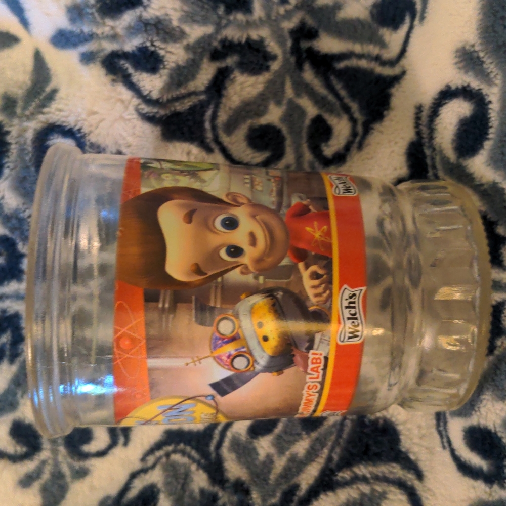 Collectible Welch's Jimmy Neutron glass